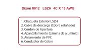 DIXON 8012 LSZH Cable multiconductor de Audio, Control e Instrumentación Cable Apantallado 4 Conductores x 18 AWG Chaqueta LSZH – 300V_1